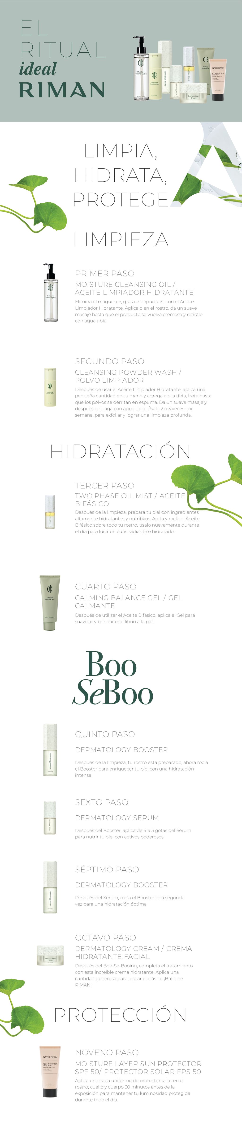 🌸 Ritual Ideal RIMAN — La Rutina Coreana Definitiva para una Piel Radiante y Saludable